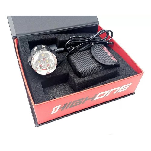 Farol de Bicicleta High One 900 Lumens 3 Funções com Bateria