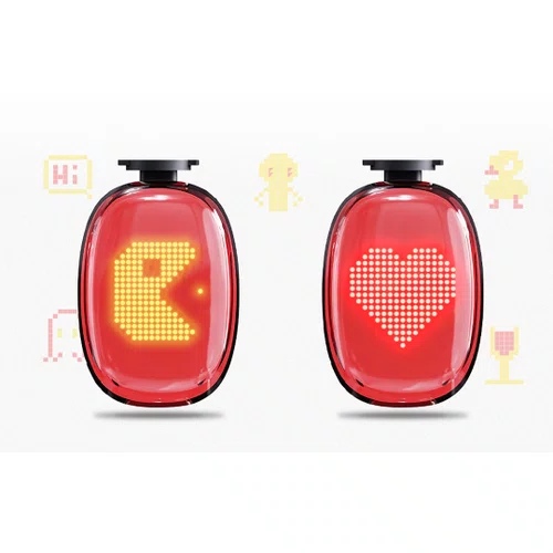 Farol Traseiro de Bicicleta Inteligente Navihoog B1