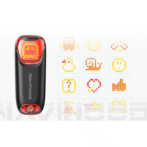 Farol Traseiro de Bicicleta Navihood B2 com Radar de Segurança