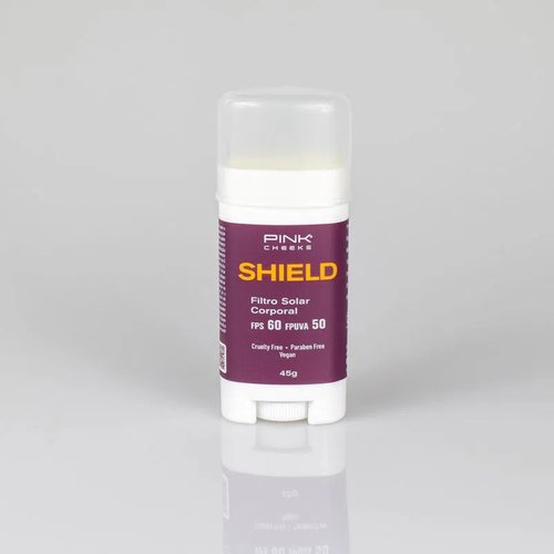 Filtro Solar Corporal em Bastão Shield Pink Cheeks 45g
