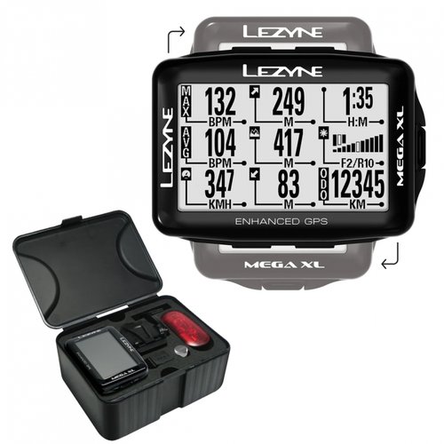 GPS Lezyne Mega XL Loaded Ciclocomputador Bundle