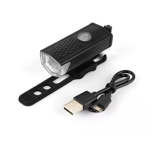 Kit Farol Dianteiro e Sinalizador Traseiro Vista Light USB Recarregável