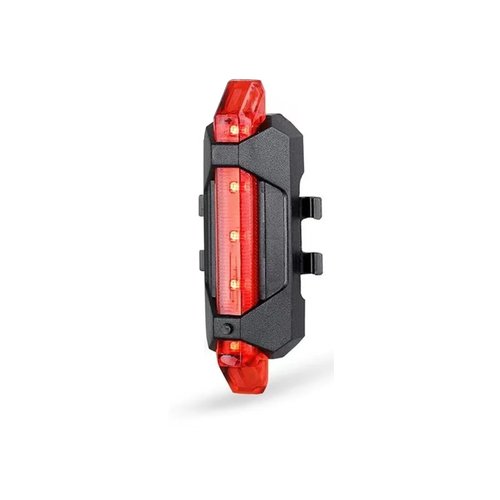 Kit Farol Dianteiro e Sinalizador Traseiro Vista Light USB Recarregável