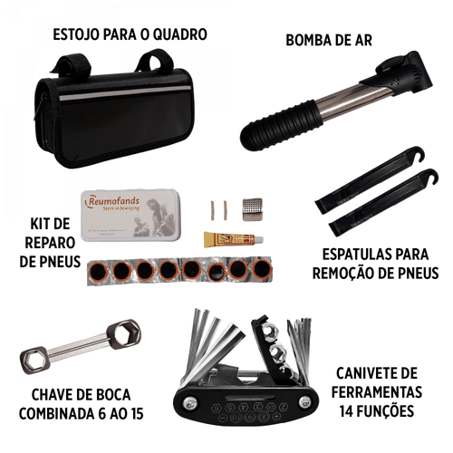 Kit Start Ferramentas e Reparos para Bike
