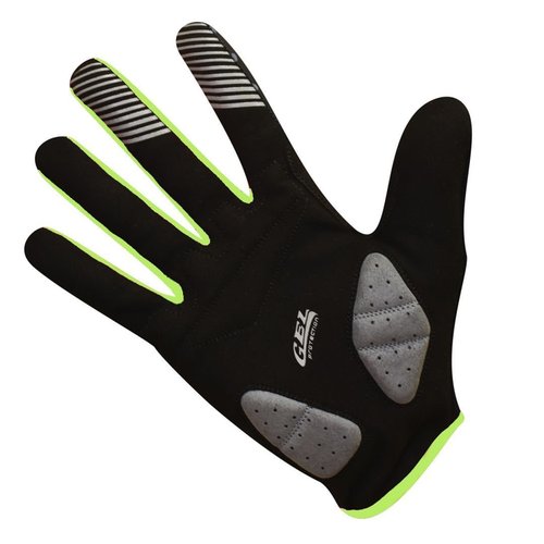 Luva de Ciclismo DaMatta Flames Gel Dedo Longo