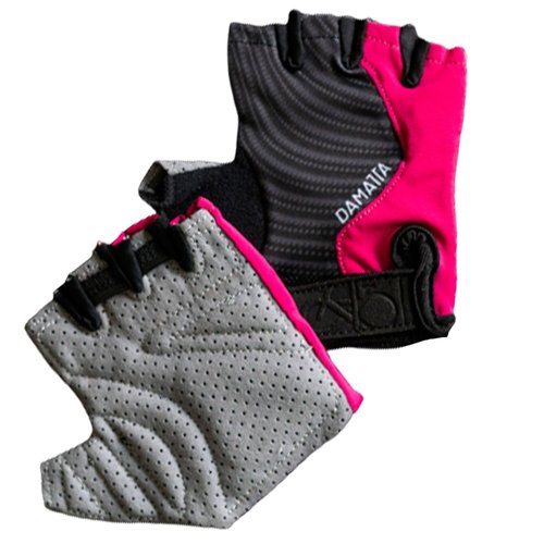 Luva de Ciclismo Infantil DaMatta Flames Dedo Curto