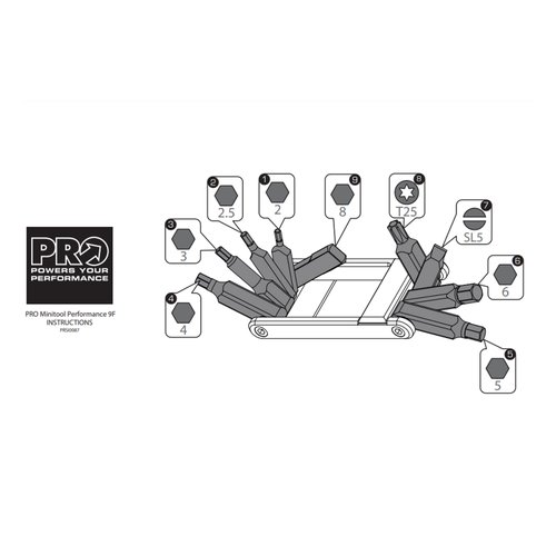 Mini Ferramenta Shimano Pro Performance 9 funções