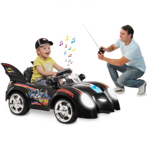 Mini Veículo Elétrico - Batmóvel com Controle Remoto 6V - Bandeirante