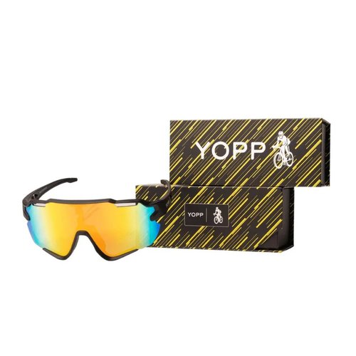 Óculos de Ciclismo Yopp 1066 Lente Dourado