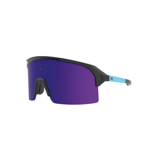 Óculos de Sol HB Edge Matte Black / Cyan Blue Chrome