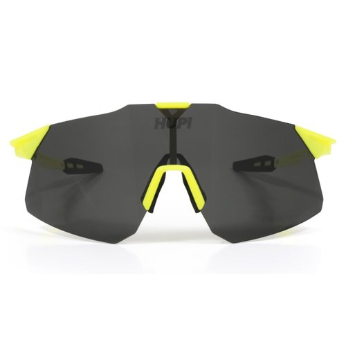 Óculos de Sol HUPI Angliru Amarelo Neon Preto Lente Preto
