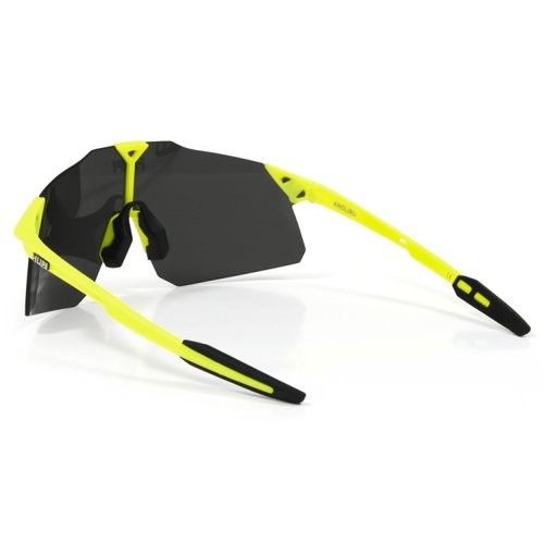 Óculos de Sol HUPI Angliru Amarelo Neon Preto Lente Preto