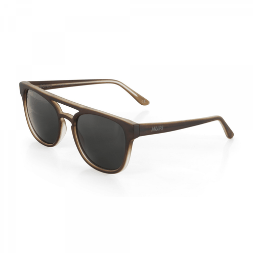 Óculos de Sol Hupi Bondi Marrom Fosco Lente Preto