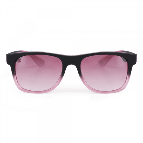 Óculos de Sol Hupi Brile Preto Rosa Lente Rosa Espelhado