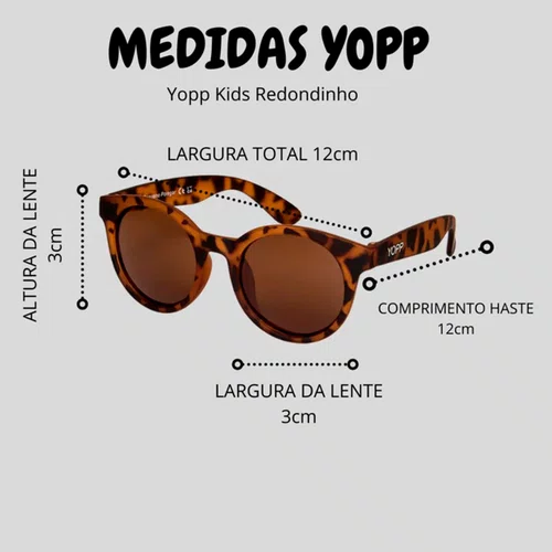Óculos de Sol Infantil Yopp Cirandinha Kids