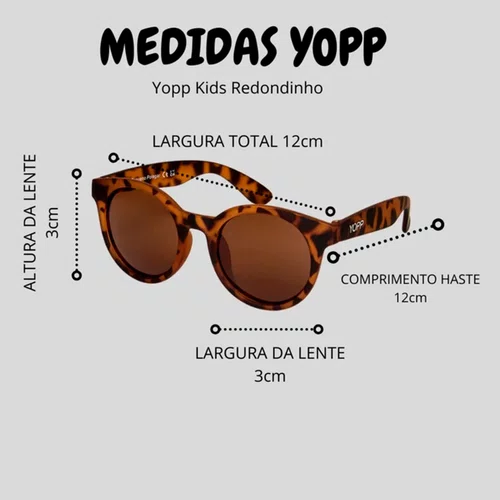 Óculos de Sol Infantil Yopp Dominó Kids