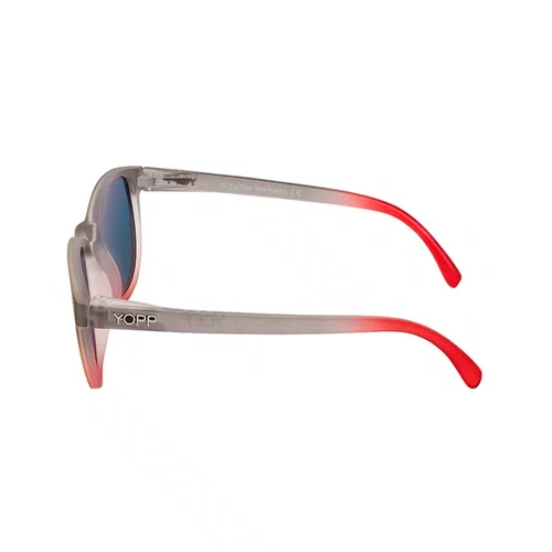 Óculos de Sol Yopp Polarizado Uv400 Gray Tu-ton Vermelho