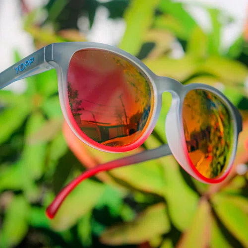 Óculos de Sol Yopp Polarizado Uv400 Gray Tu-ton Vermelho