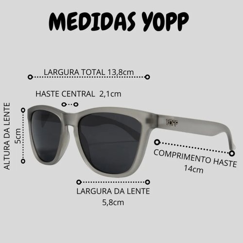 Óculos Yopp Frio do Cão Polarizado UV400