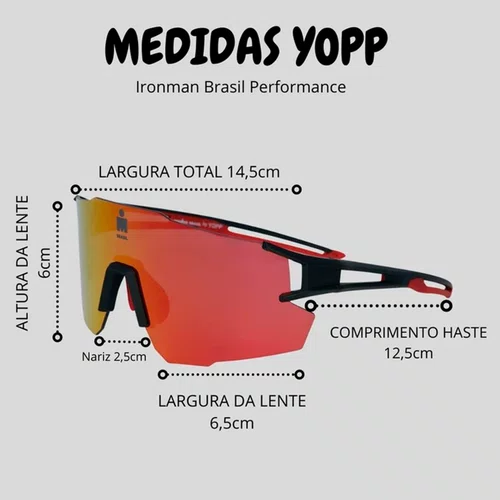 Óculos Yopp Performance Mask Ironman Brasil IMB2.11
