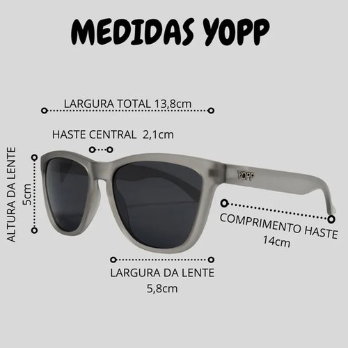 Óculos Yopp Polarizado Uv400 Camaleão Musgo