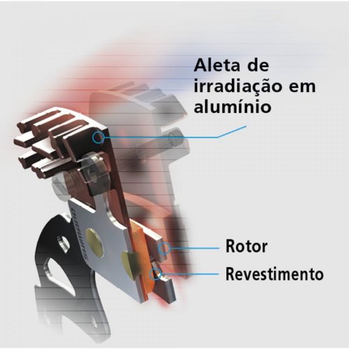 Pastilha de Freio Shimano N04C BR-M9120 Metal Ice Tech XTR