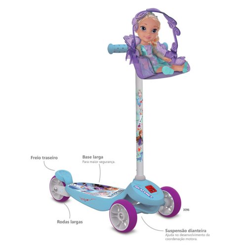 Patinete Skatenet Kid Frozen II Bandeirante