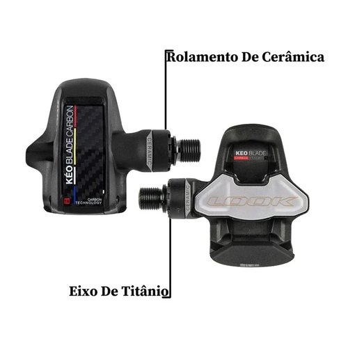 Pedal de Bicicleta Look Keo Blade Carbon Ceramic TI 16