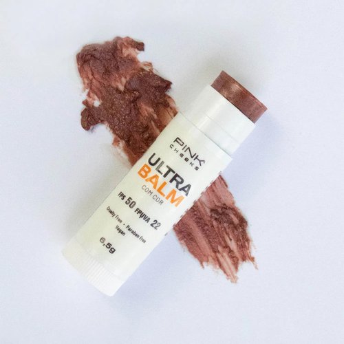 Protetor Labial Ultra Balm FPS50 FPUVA22 Be Rose 6.5g Pink Cheeks