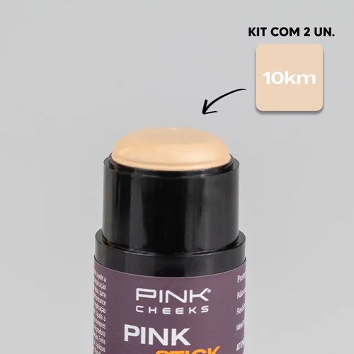 Protetor Solar Facial Pink Stick 10km 2 Unidades Pink Cheeks