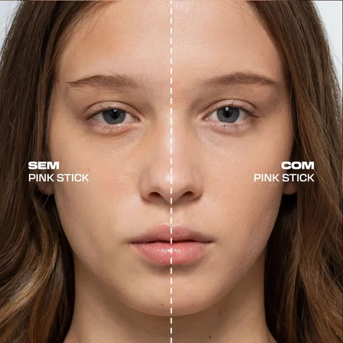 Protetor Solar Facial Pinkcheeks Pink Stick 15km FPS 90 FPUVA 70 15,5g