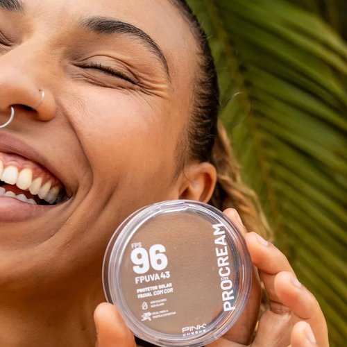 Protetor Solar Facial Pro Cream PRO15 FPS 96 14g Pink Cheeks