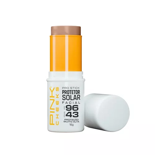 Protetor Solar Facial Pro Stick Pro20 FPS 96 FPUVA 43 Pink Cheeks 16g