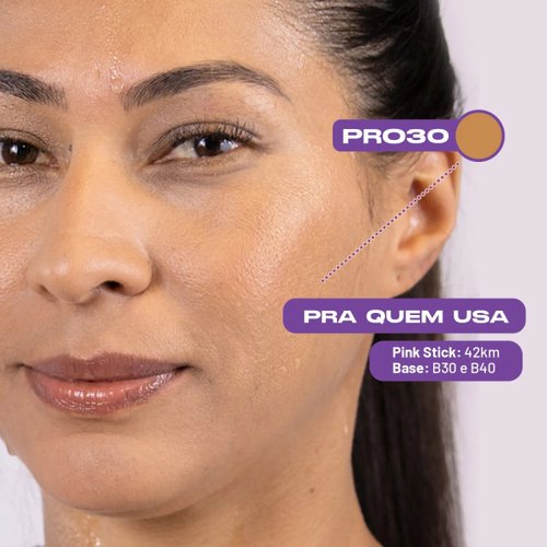 Protetor Solar Facial Pro Stick PRO30 FPS 96 14g Pink Cheeks