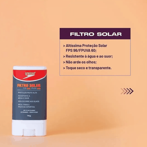 Protetor Solar FPS96 FPUVA60 Speedo 14g