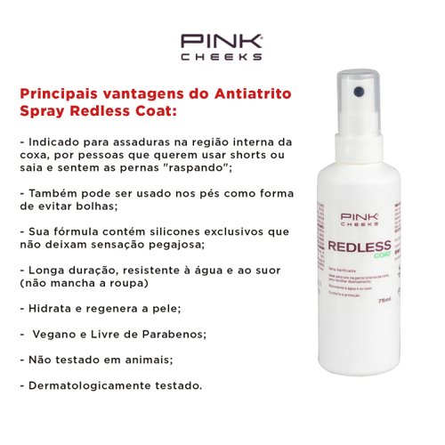 Antiatrito Spray Redless Coat Pink Cheeks 75ml