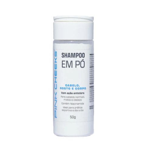 Shampoo em Pó Multifuncional 3 em 1 50g Pink Cheeks Shampoo em Pó Multifuncional 3 em 1 50g Pink Cheeks