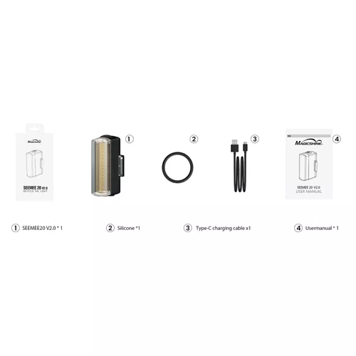 Sinalizador Traseiro MagicShine Seemee 20 V2.0