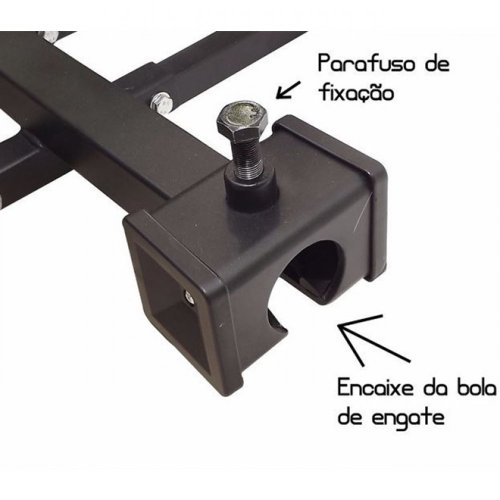 Transbike para engate 3 bicicletas com sinalizador Bike In Car
