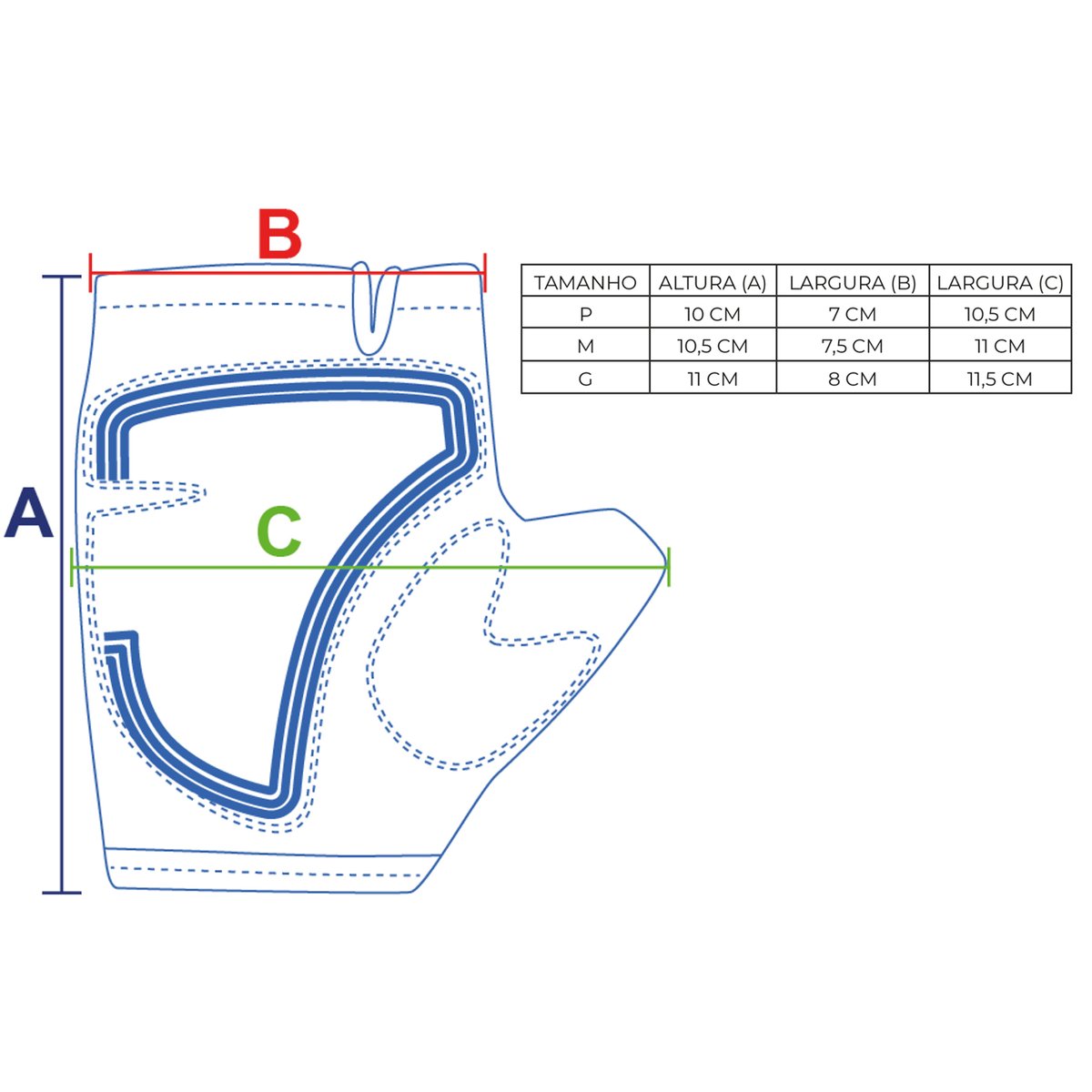 Luva de Proteção Infantil Nathor Dinossauro Luva de Proteção Infantil Nathor Dinossauro