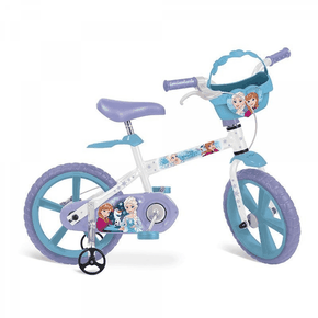 Bicicleta Bandeirante Frozen Disney Aro 14 Bicicleta Bandeirante Frozen Disney Aro 14