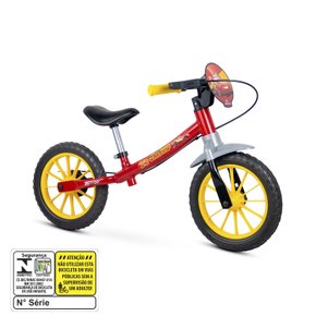 Bicicleta Infantil Nathor Balance Carros Aro 12