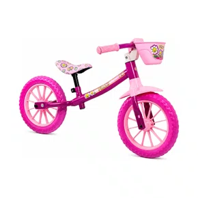 Bicicleta Infantil Nathor Balance Flower