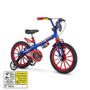 Bicicleta Infantil Nathor Capitão América Aro 16