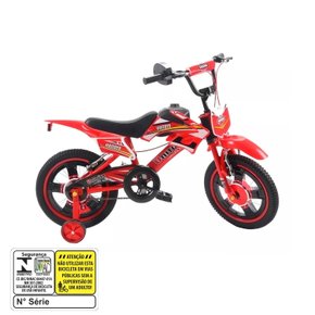 Bicicleta Infantil Unitoys Moto Cross Aro 16