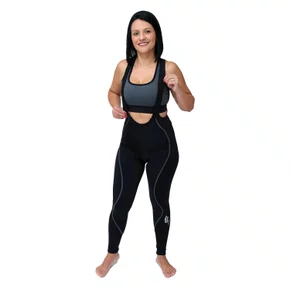 Calça Bretelle de Ciclismo Flets Nova Cycletech Feminina