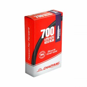 Câmara de Ar Chaoyang 700X25/32 Válvula Presta 60mm