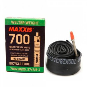 Câmara de Ar Maxxis 700x18/25 Válvula Presta 48mm