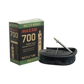 Câmara De Ar Maxxis 700x23/32c Welter Weight Válvula Presta 80mm Câmara De Ar Maxxis 700x23/32c Welter Weight Válvula Presta 80mm