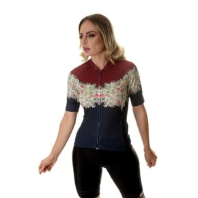 Camisa Feminina Ciclismo Marelli Donna Floral